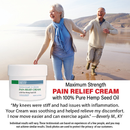 Baker's Best Maximum Strength Pain Relief Cream with Lidocaine and 100% Pure Hemp Seed Oil-1
