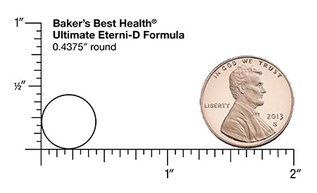 Baker's Best Ultimate Eterni-D Supplement Size