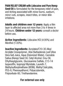 Baker's Best Maximum Strength Pain Relief Cream with 100% Pure Hemp Seed Oil Ingredients