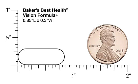 Baker's Best Vision Formula Supplement Size