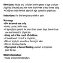 Baker's Best Maximum Strength Pain Relief Cream with 100% Pure Hemp Seed Oil Directions